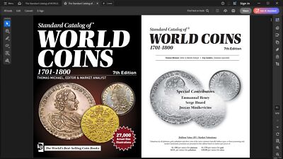 🎁 5 KRAUSE 5 PCS SET STANDARD CATALOGS OF WORLD COINS 1601-2018