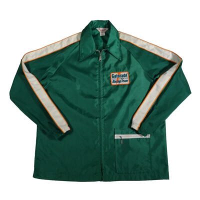 Vintage Gatorade Racing Team Jacket 70s Indy Car Swingster Made in