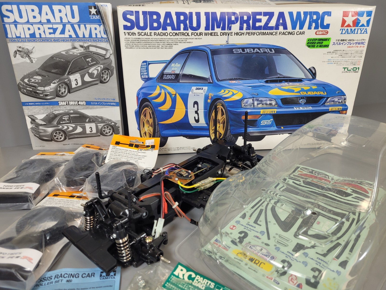 Tamiya 1/10 R/C Subaru Impreza WRC Race Car TL-01 Chassis Limited