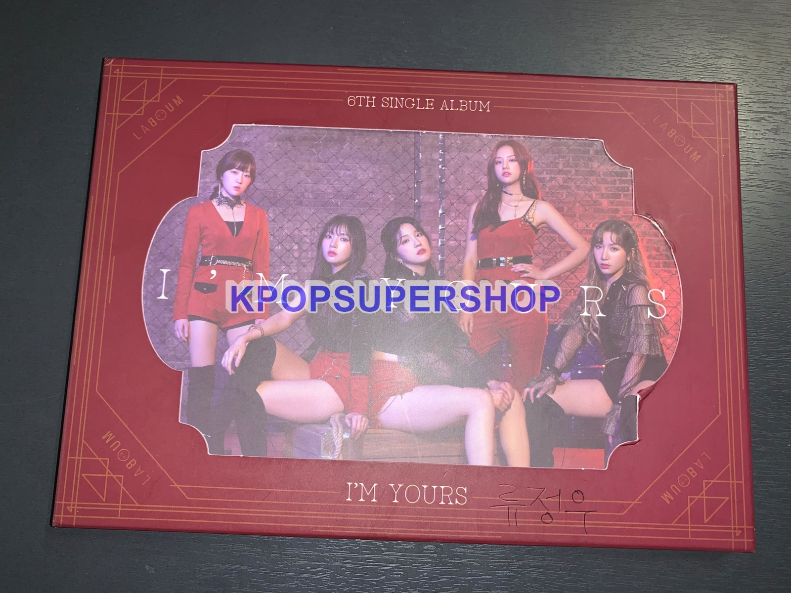 Laboum 6th Single Album I'm Yours CD Damaged No Photocard Sixth