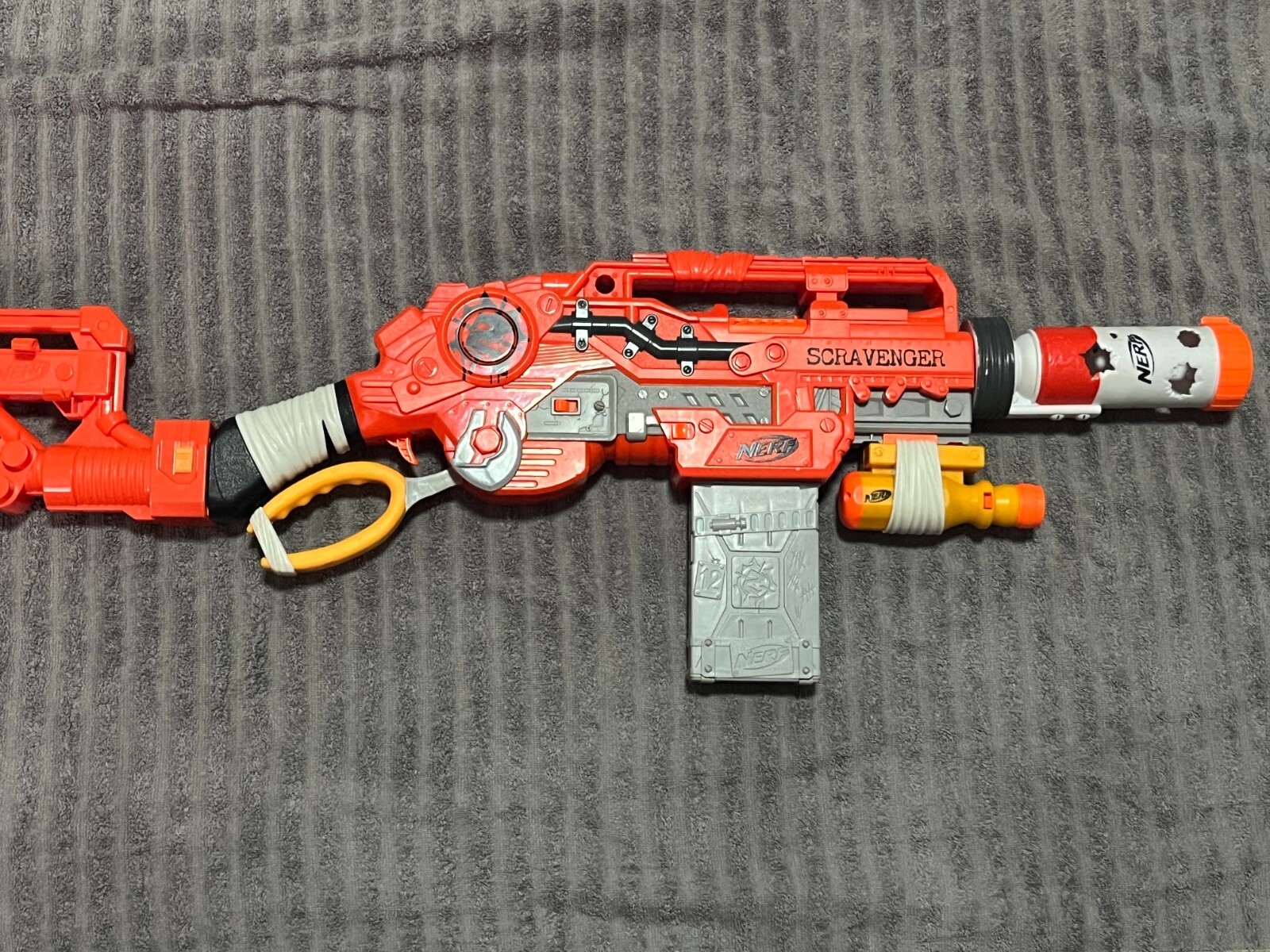 NERF Zombie Strike Scavenger Blaster Toy Dary Shotgun Foam Gun