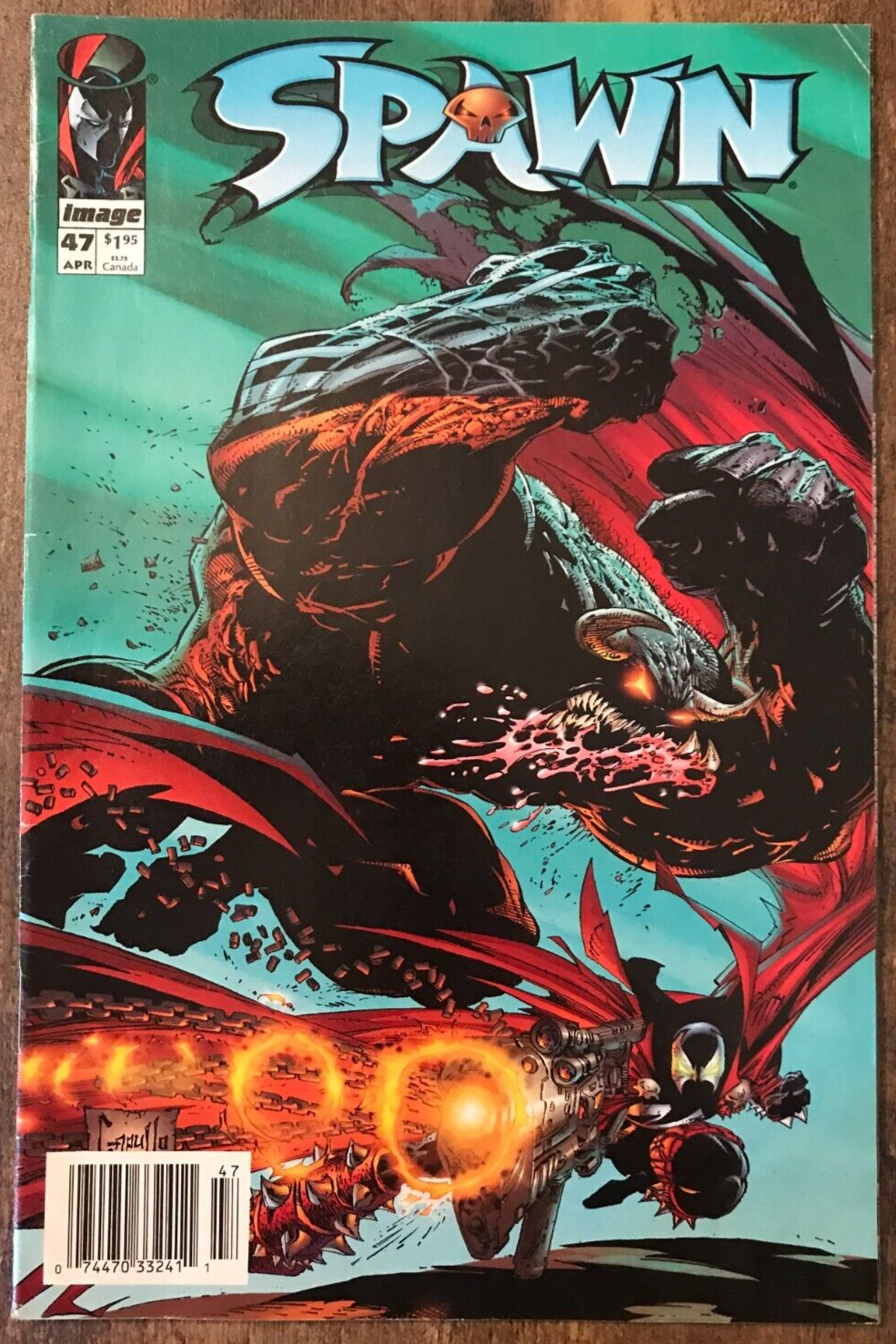 アメコミ 90'sTODD McFARLANE's SPAWN RING #12/495 90'sTODD