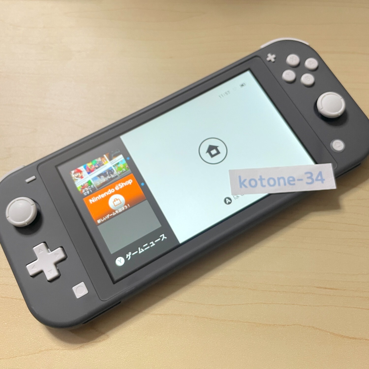 Nintendo Switch Lite Gray Console Used Excellent Console only