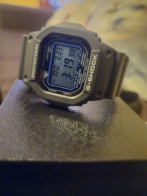 CASIO G-SHOCK GW-M5610U-1CJF Blue Dial Solar Atomic Chrono Digital