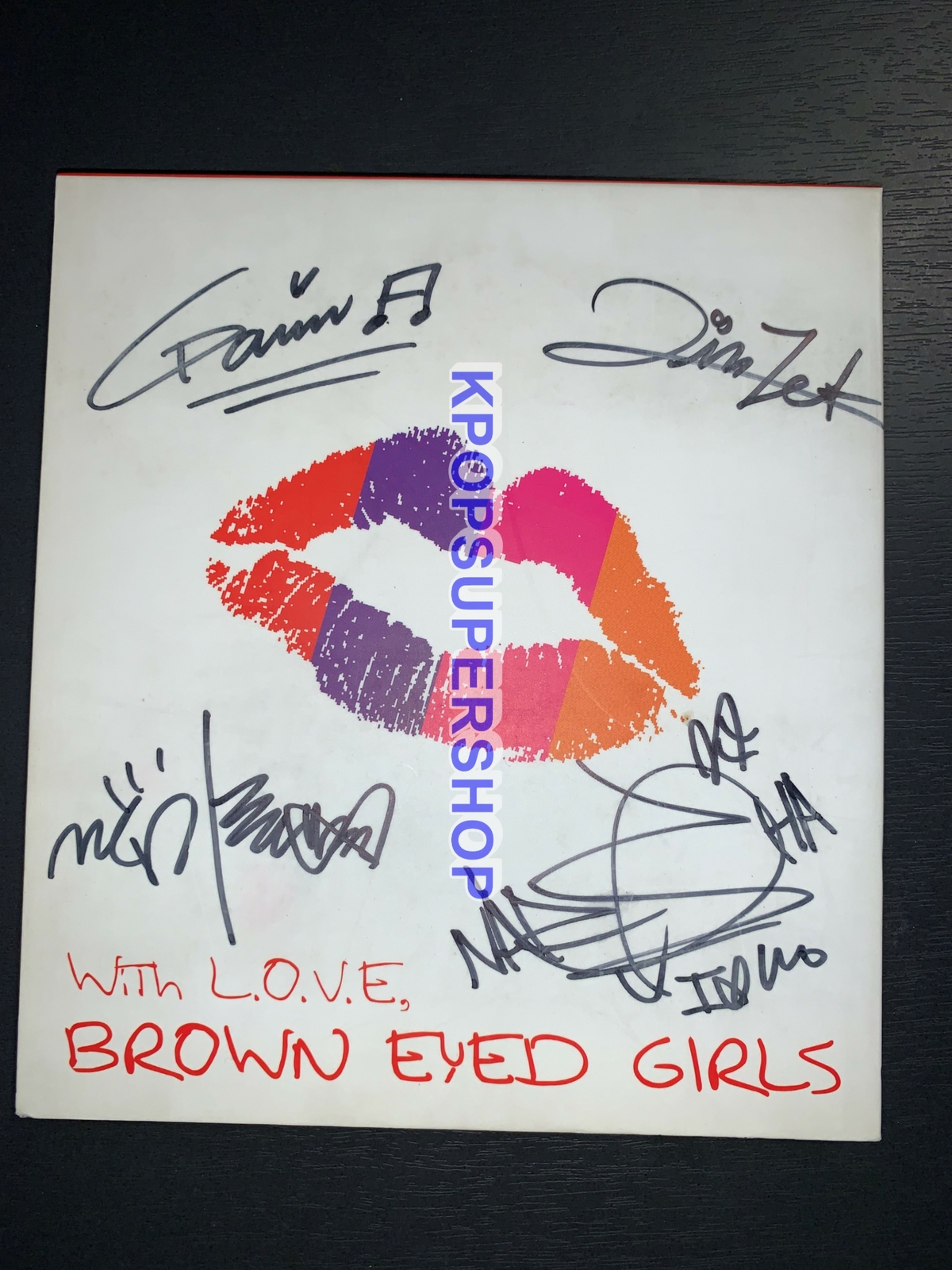 Brown Eyed Girls Mini Album With L.O.V.E, Autographed Signed CD