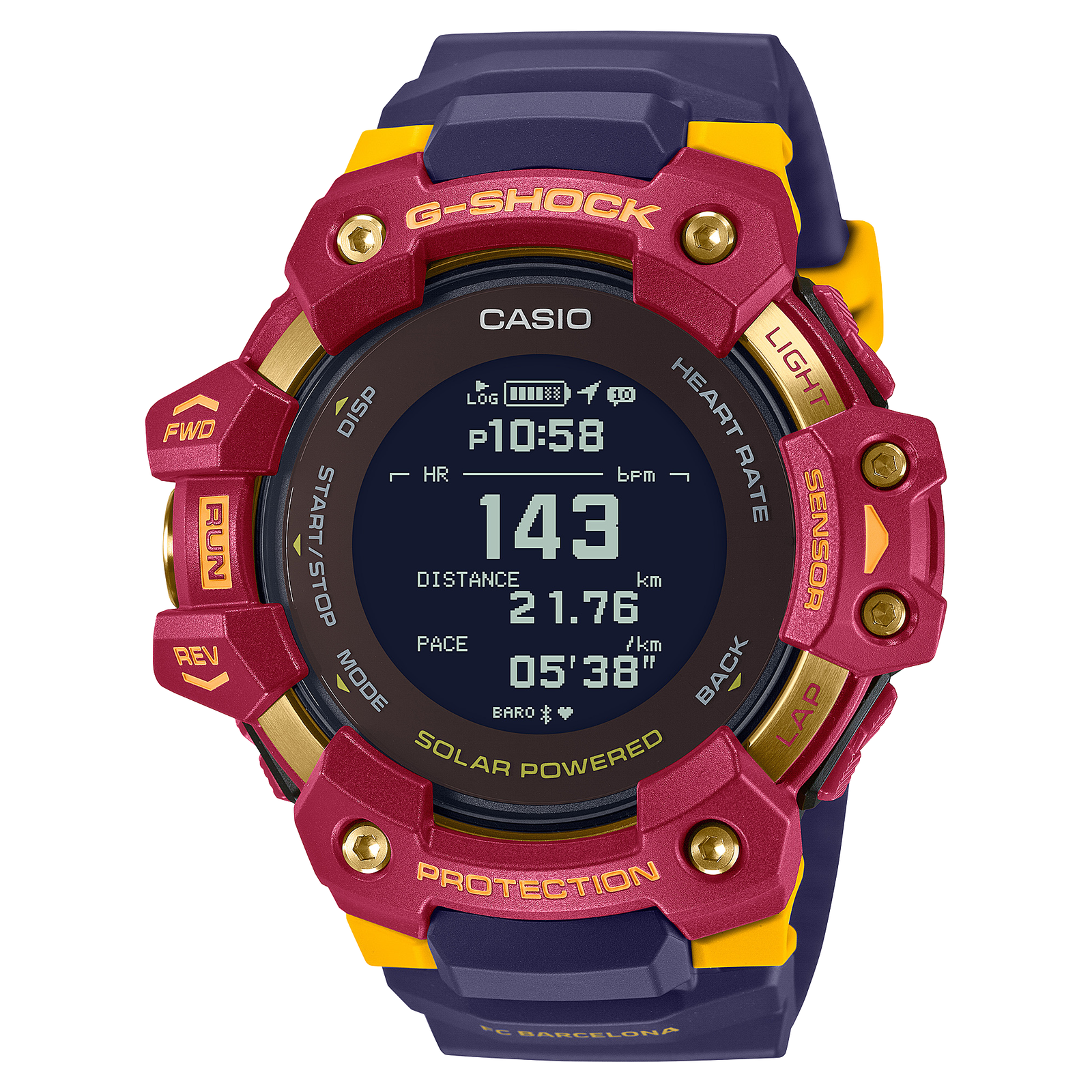 CASIO G-SHOCK GBD-H1000BAR-4JR FC Barcelona Matchday Collaboration