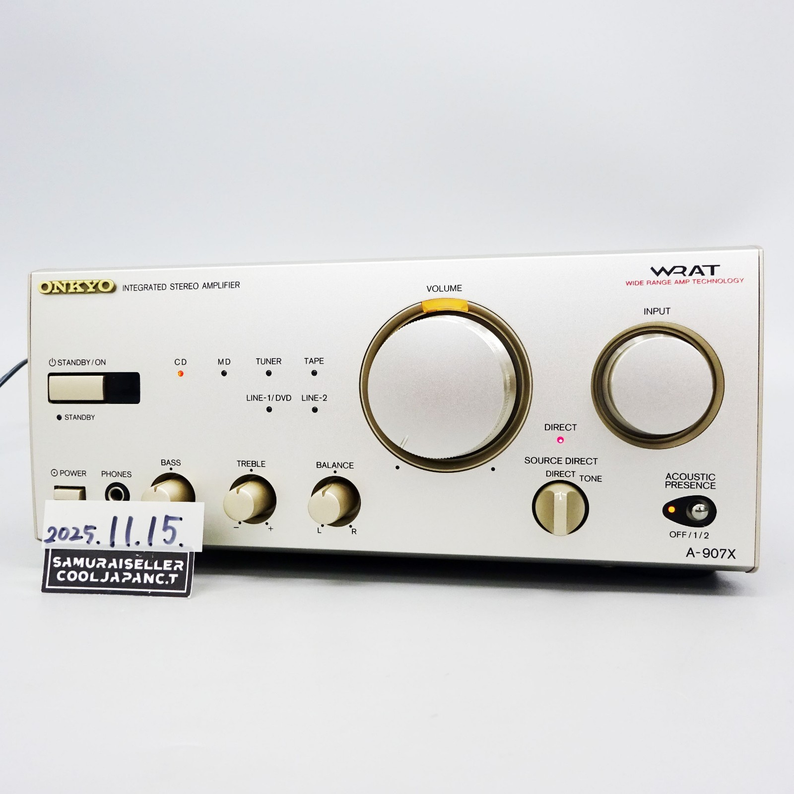 ONKYO INTEC A-907X ☆メンテナンス済み ONKYO INTEC A-907X