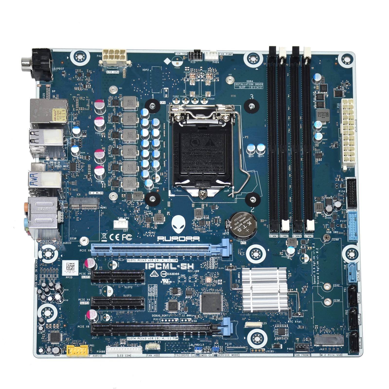 Dell Alienware Aurora R11 R12 Motherboard Z490 LGA1200 IPCML-SH