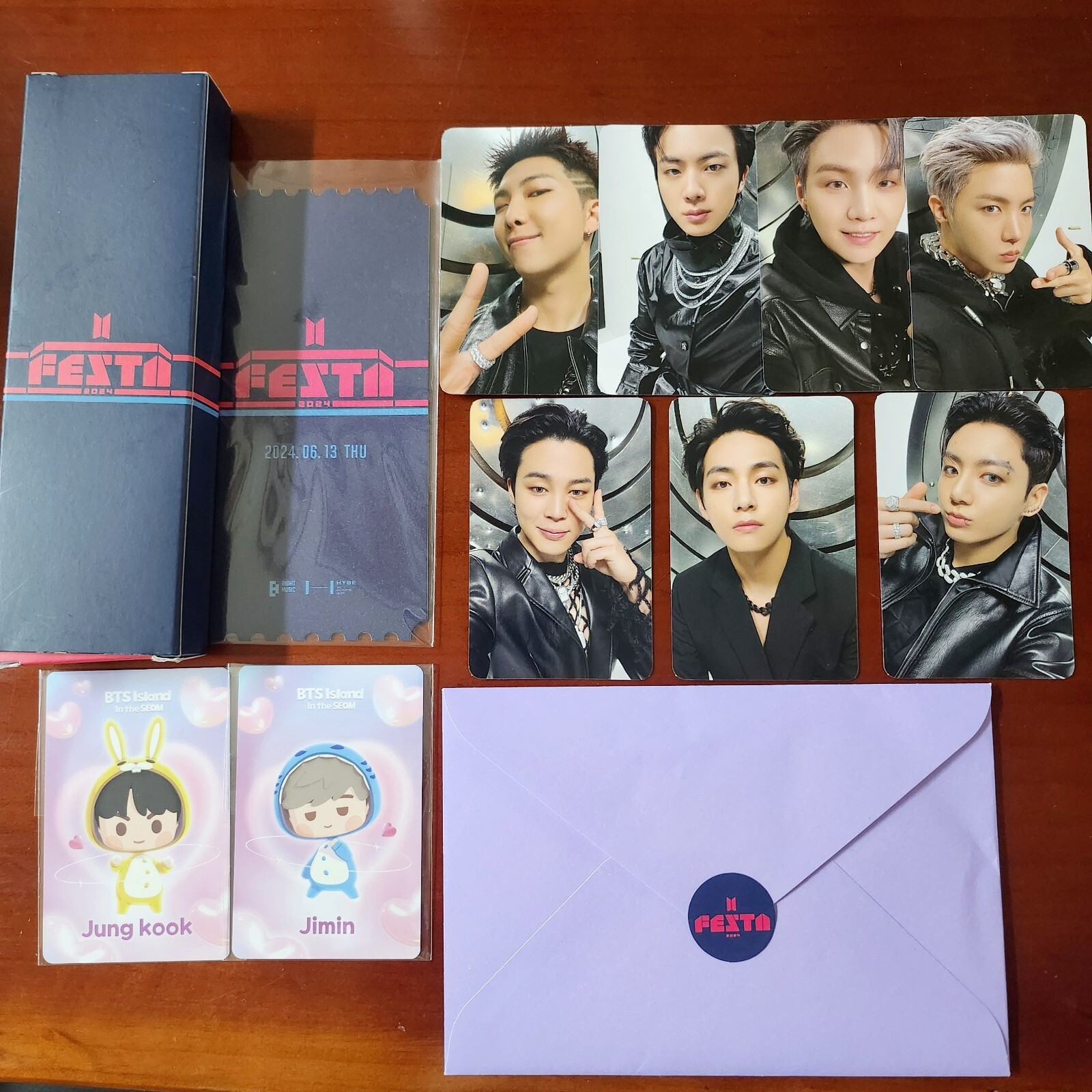 BTS 特典 FESTA ARMY 2023 10周年 ラウンジ トレカ7枚 BTS 特典 FESTA