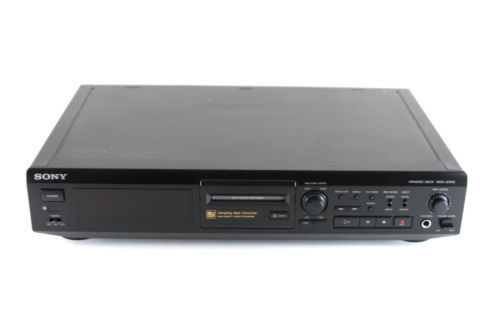 SONY MDS-S39 MiniDisc MD Player Stereo Audio Black Very Good | eBay