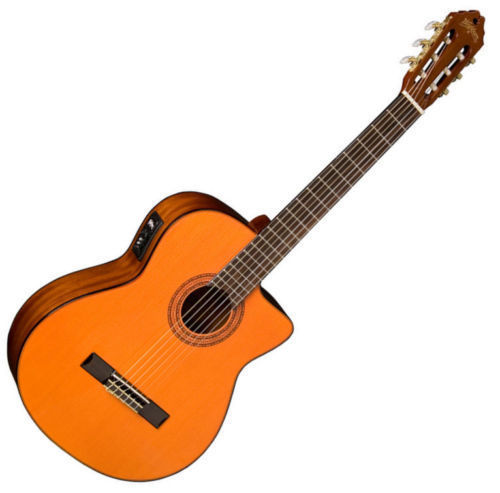 ELectric Acoustic Guitar Anboy REA-35E TK Regalo Series Flamed Top