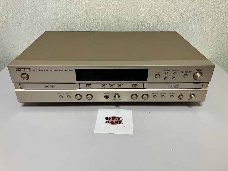Yamaha CDR-D651 dual music CD Recorder Natrual Sound Confirmed