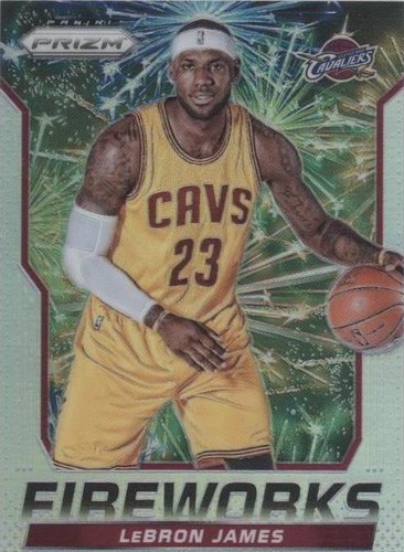 2024-25 LEBRON JAMES PANINI PRIZM FIREWORKS SILVER | eBay