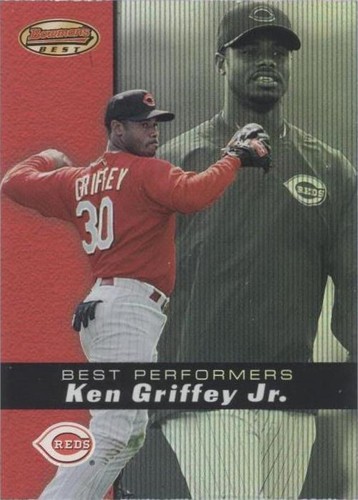 KEN GRIFFEY JR***1996 BOWMAN BEST Atomic REFRACTOR--GEM Mint 10