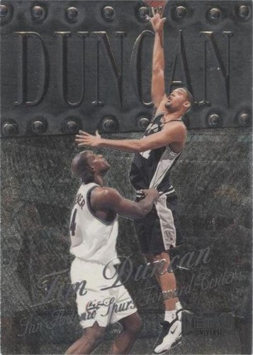 97-98 Metal Universe Spurs Tim Duncan Rookie | eBay