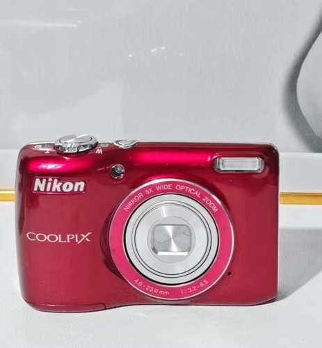 Nikon COOLPIX L26 16.1MP 5x Optical Zoom Digital Camera -Red