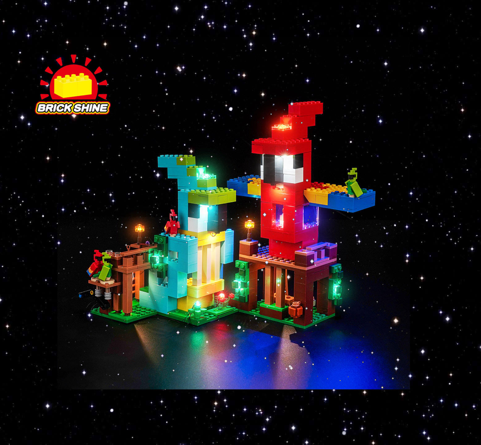 Brick Shine - Light kit for Lego The Parrot Houses 21282 (NEW) | eBay