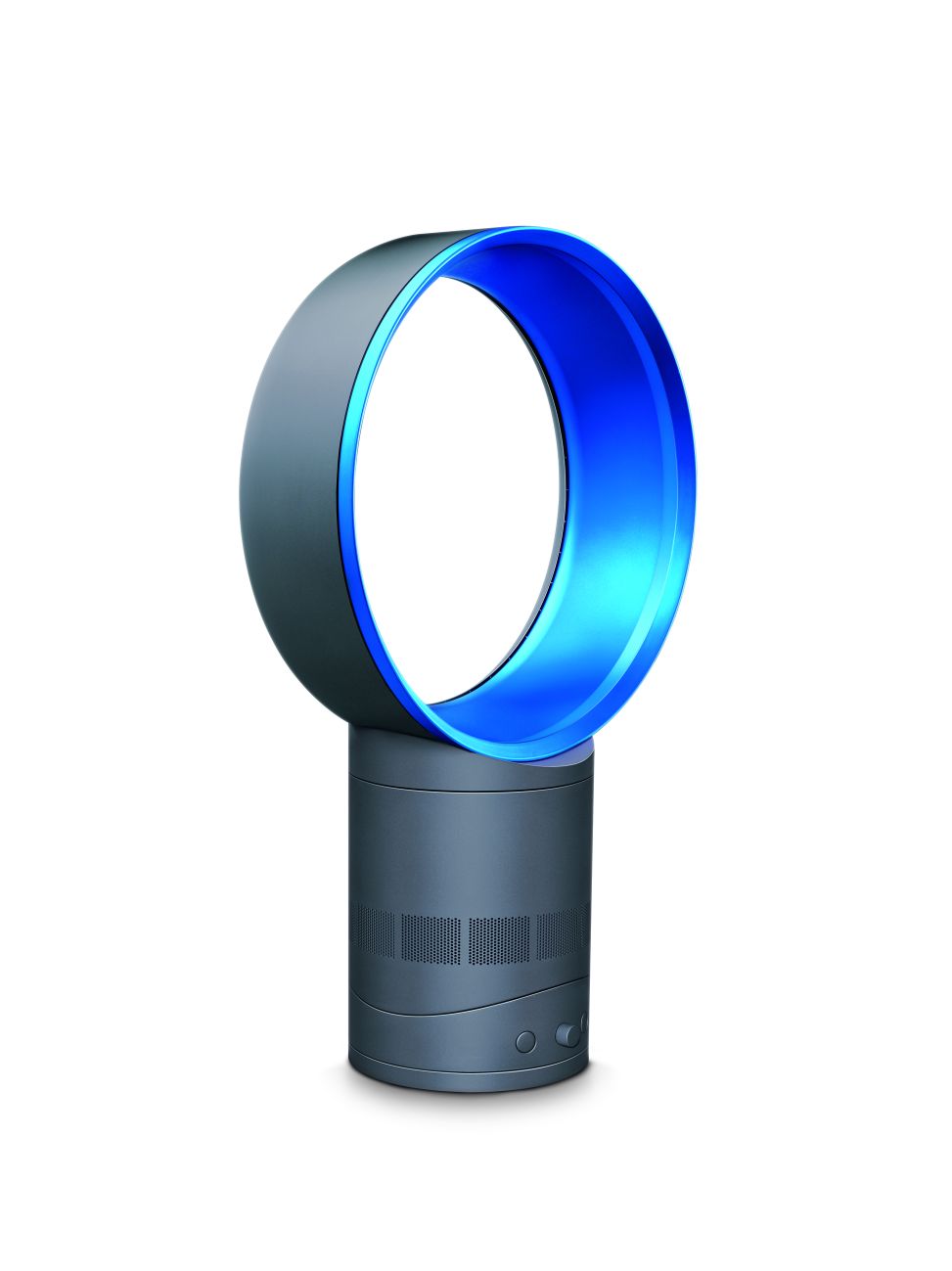 羽根のないダイソン製の新型扇風機「Dyson Air Multiplier」、一体