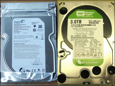 いよいよ世界最高容量となる3TBの内蔵HDDが発売か、写真が公開される
