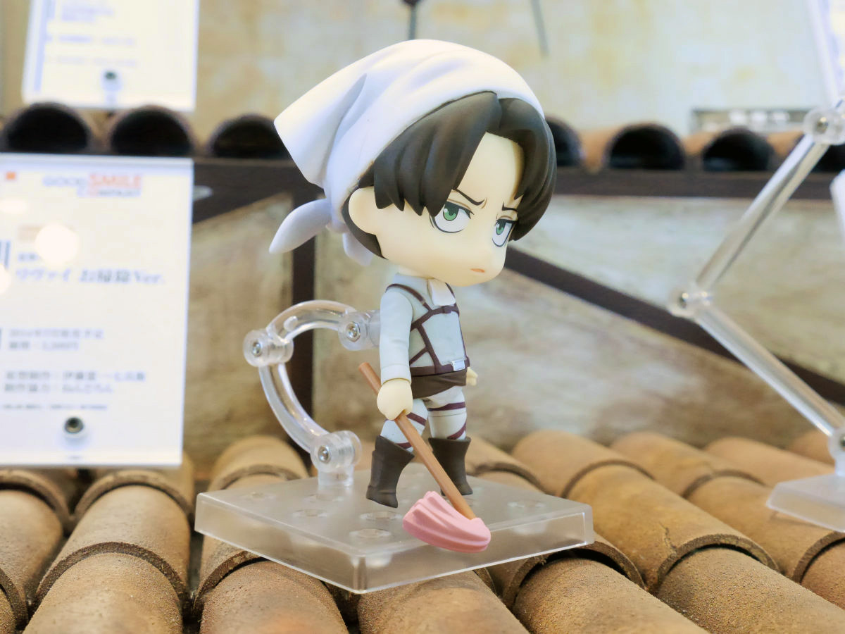 リヴァイお掃除ver.・艦これ空母ヲ級など「ねんどろいど」いろいろ