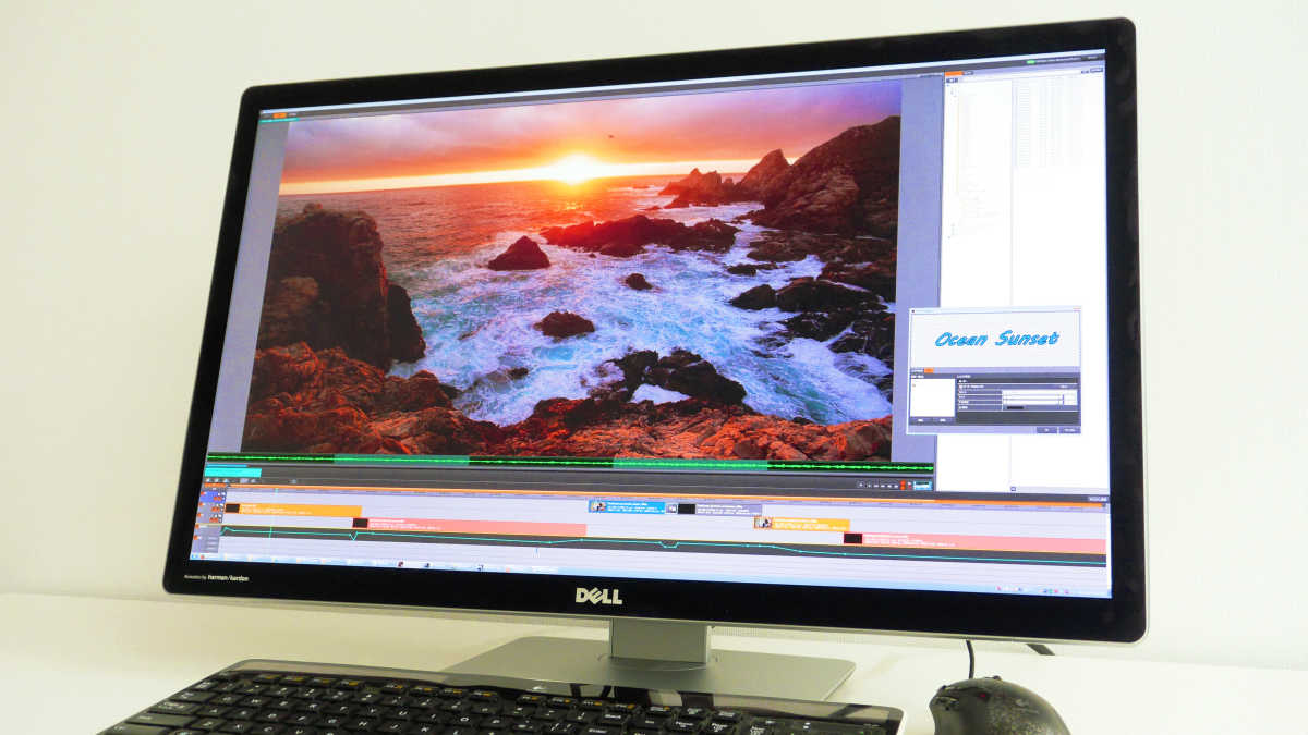 5Kサイズなので4K映像も余裕で表示できるハイエンドモニタ「UP2715K