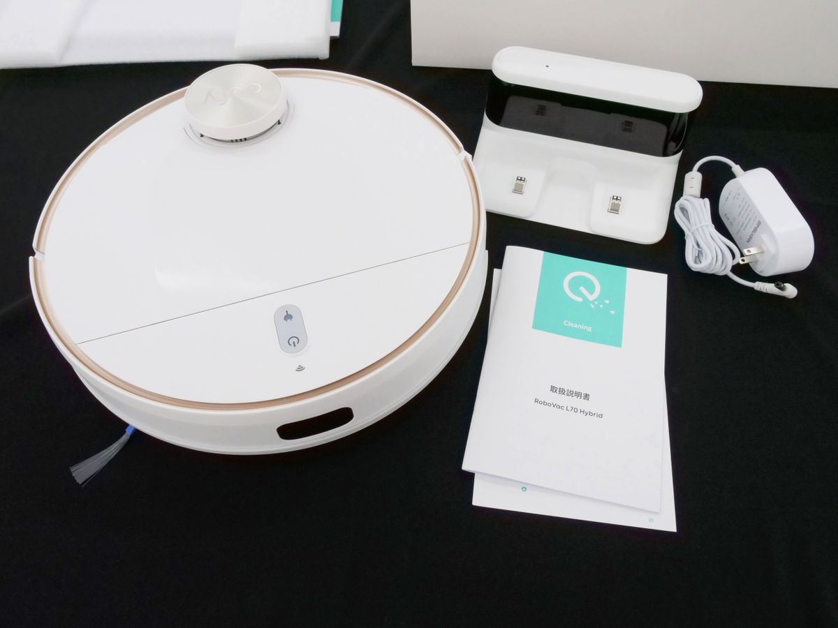 水拭き＆吸引のダブル掃除にマッピング機能・水洗い可能ダスト容器など