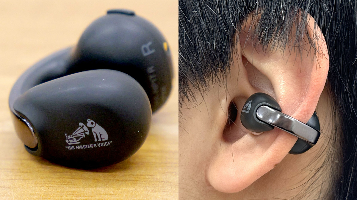 アクセサリー感覚で装着できて耳をふさがないVictorのイヤーカフ型