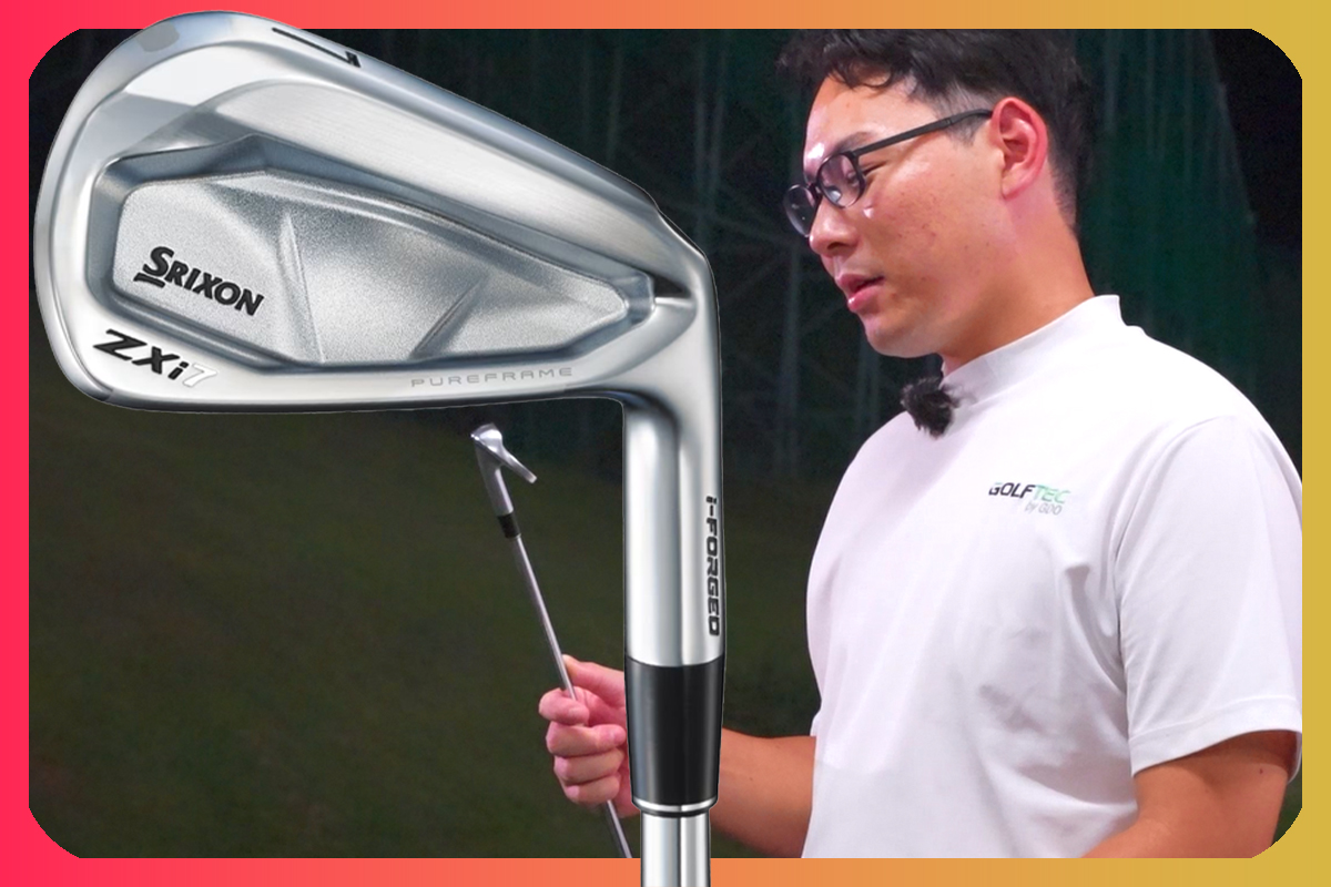スリクソン ZXi7 アイアンを井上真熙が試打「顔が類似『5』とコンボ