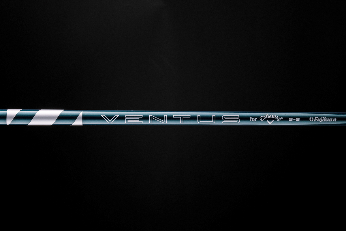 純正シャフトの｢VENTUS GREEN 5 for Callaway｣には高弾性・高強度を