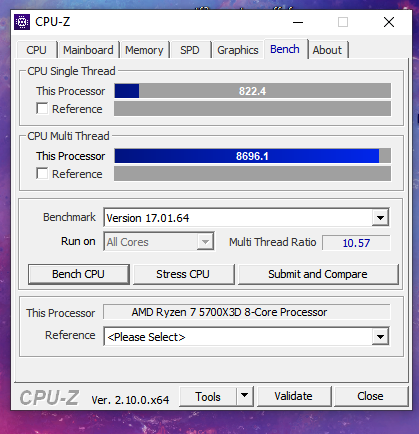 For those with 5700x3d cpus, what are your scores in CPU-Z and R20