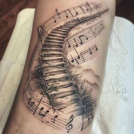 Music Note Tattoo Design Pack