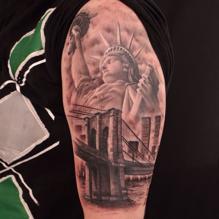 new york sleeve tattoo - Google Search | タトゥー