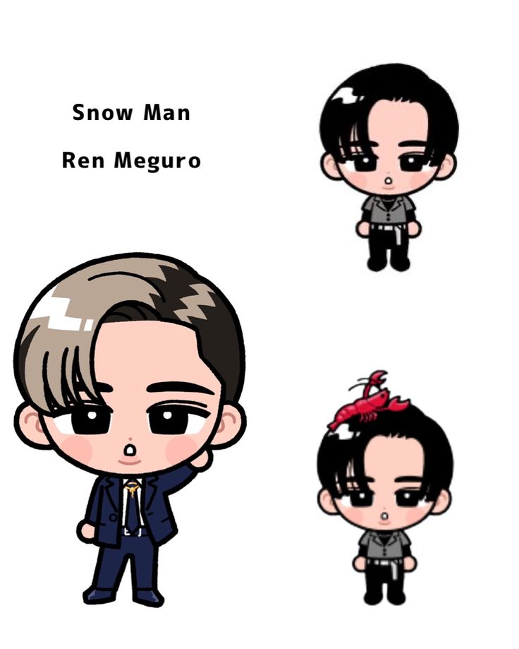 snowman 目黒蓮 ソフビ さく様専用 すのチルソフビポーチ ピンク 黒