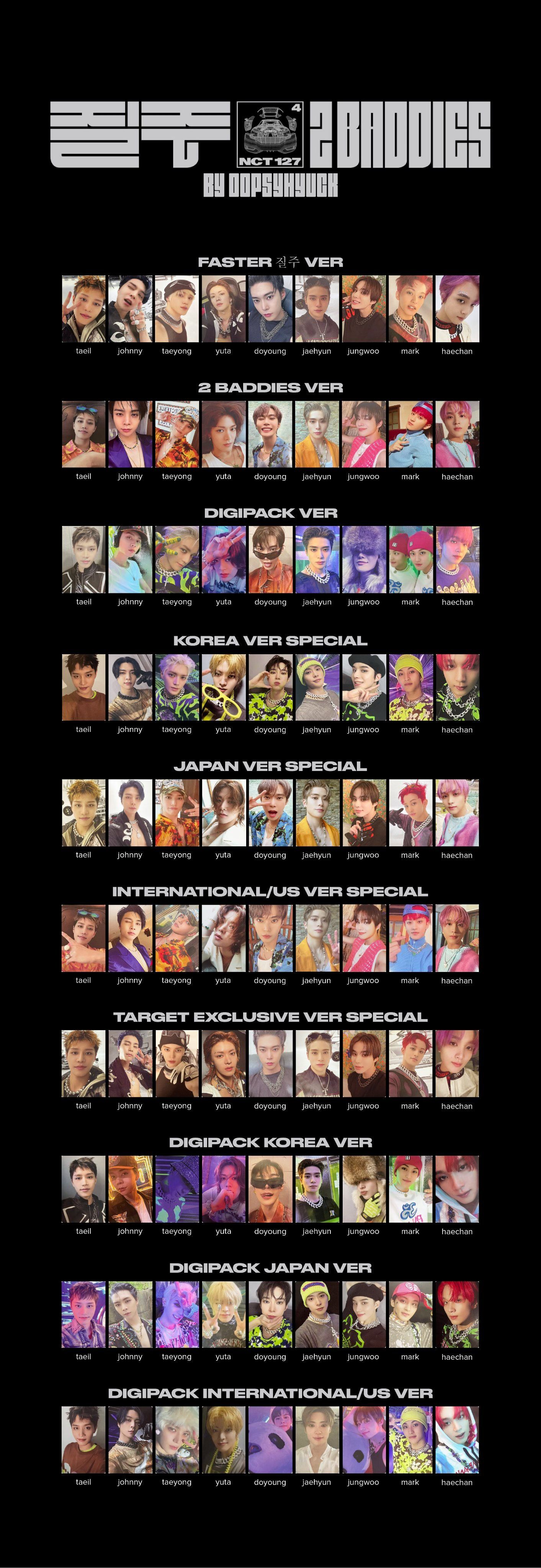 nct 2baddies international盤 トレカ ドヨン