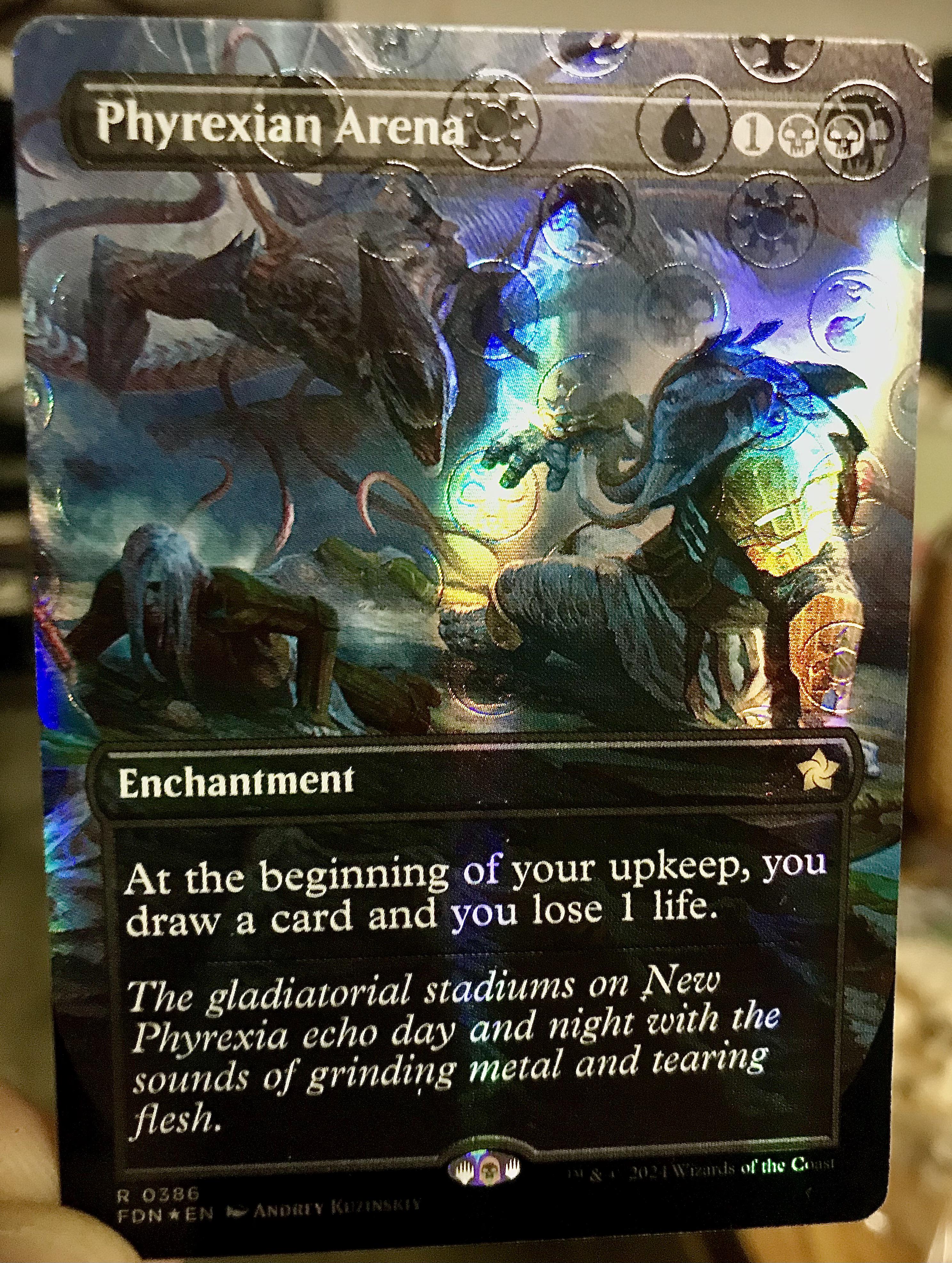 ファイレクシアの闘技場 (Mana Foil) 🔥 : r/mtg