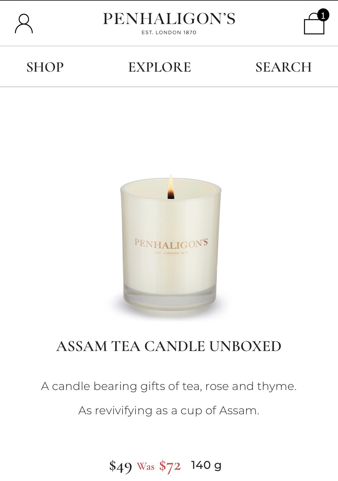 Anyone tried Penhaligon's candles? : r/luxurycandles