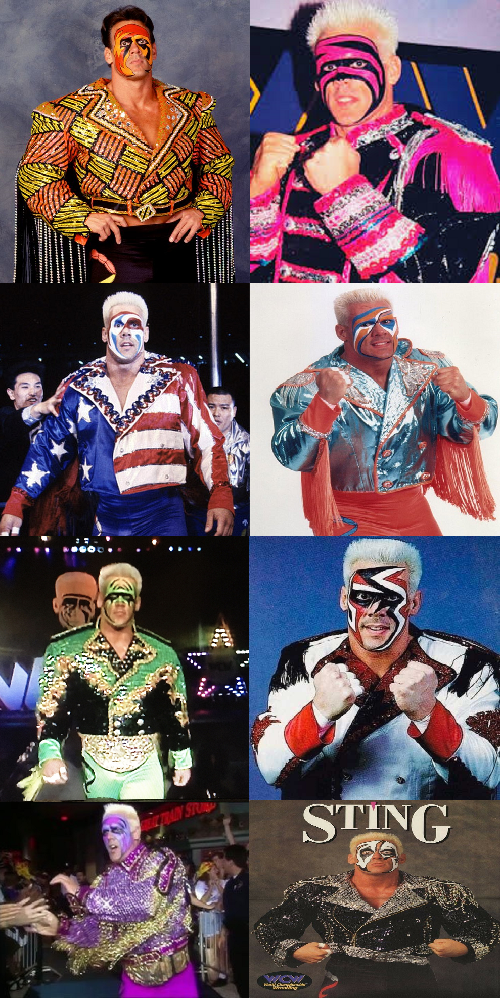 あまり話題にならないけど、スティングの入場ジャケットってマジで最高