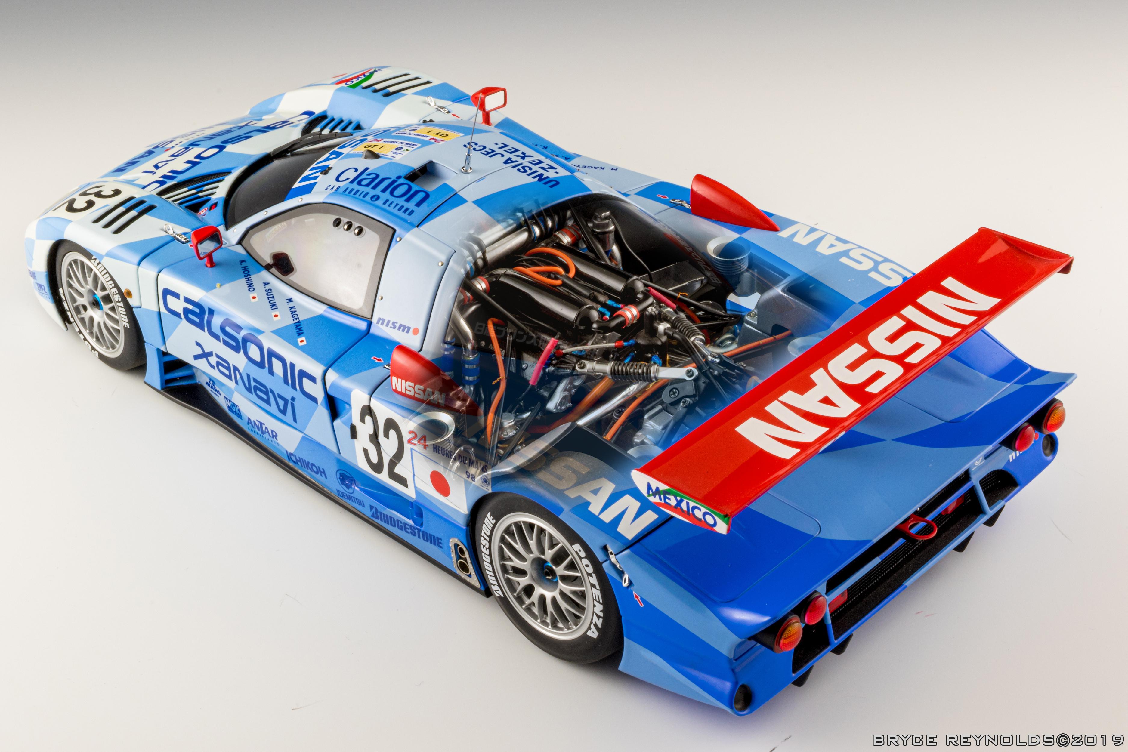 Nissan R390 GT1 1998 LM24 [1:18] [AUTOart] [OC] : r/Diecast