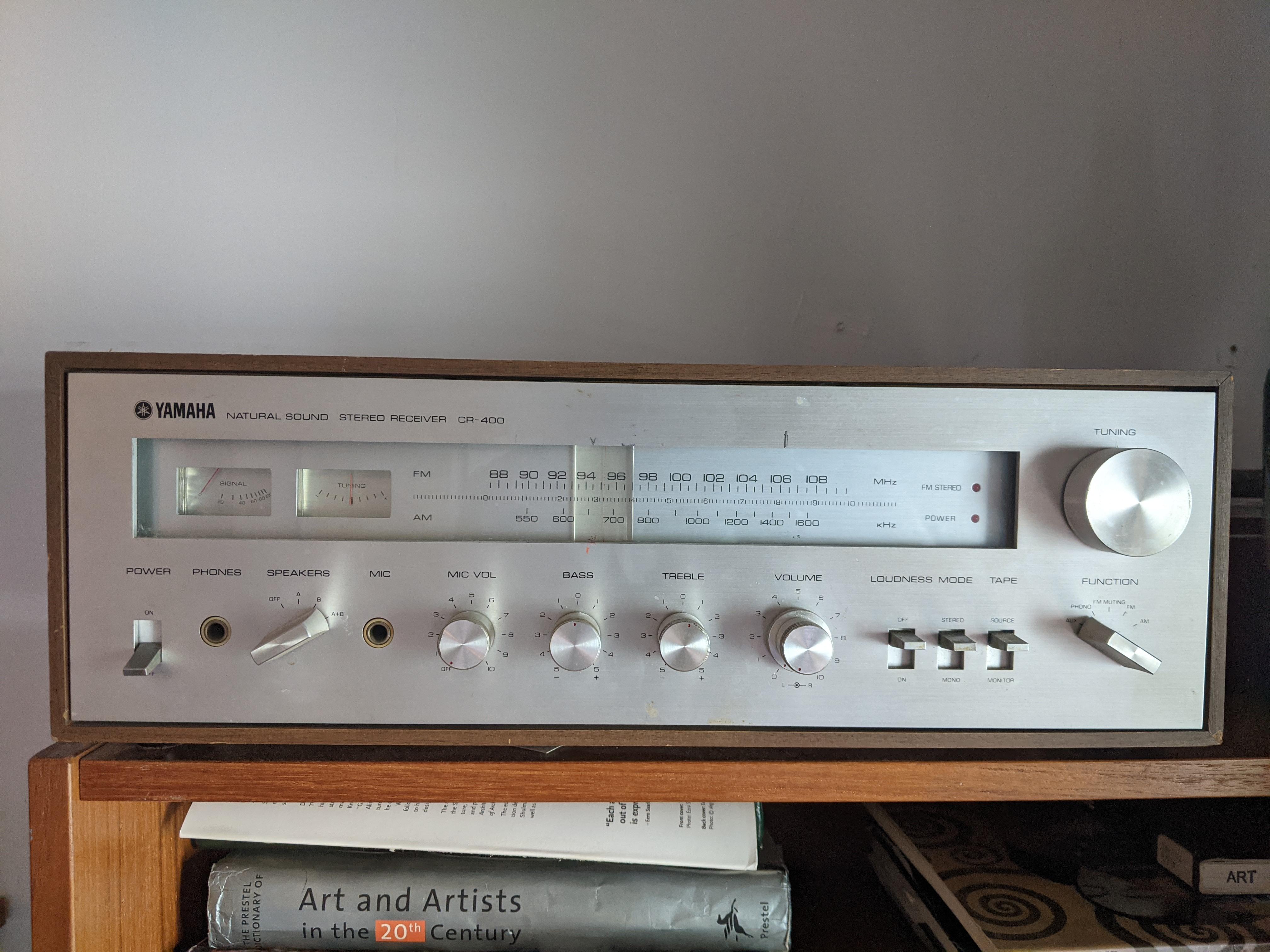 Yamaha CR-400 Goodwill score -- next steps? : r/vintageaudio