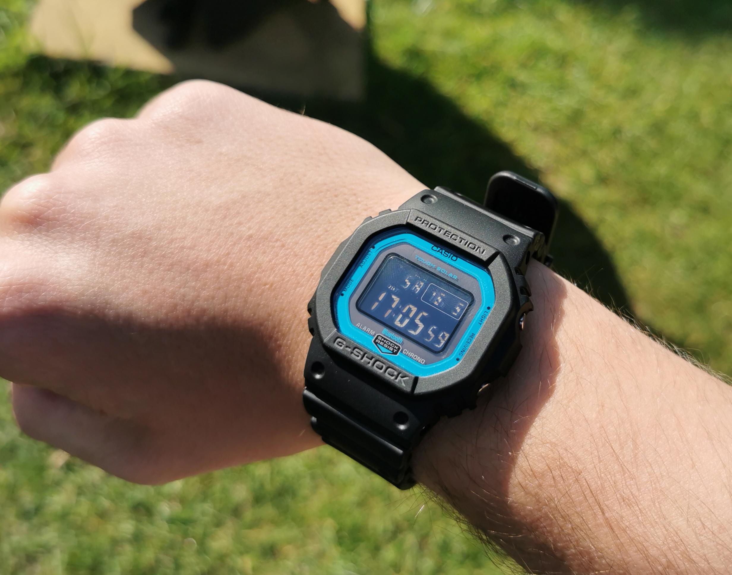 Second day with the GW-B5600-2ER! Charge my pretty Charge! : r