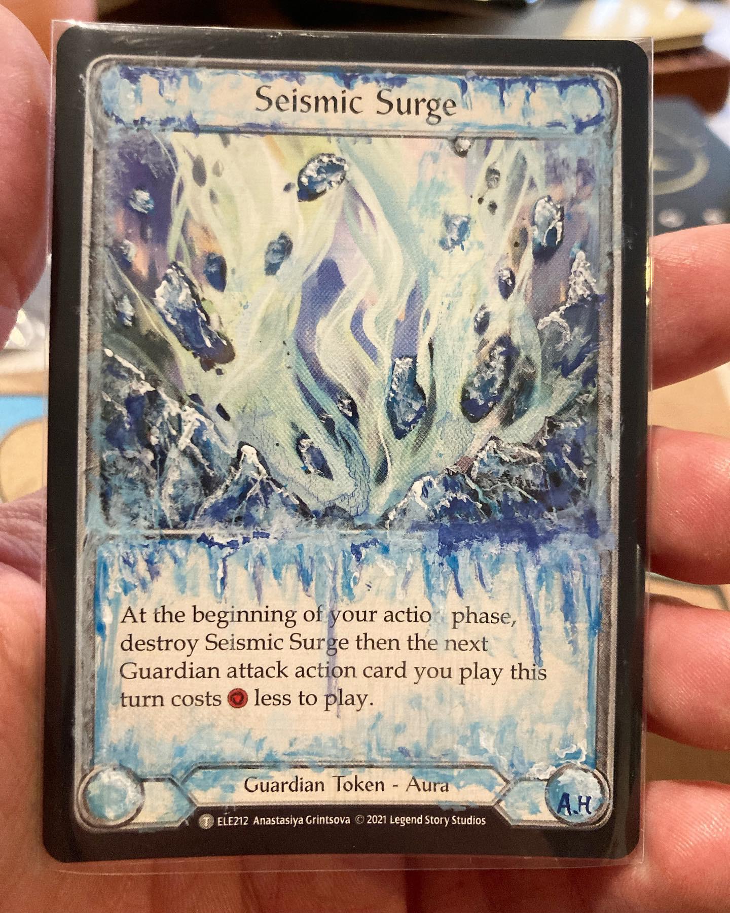 Altered seismic surge token for an Oldhim ice deck. : r