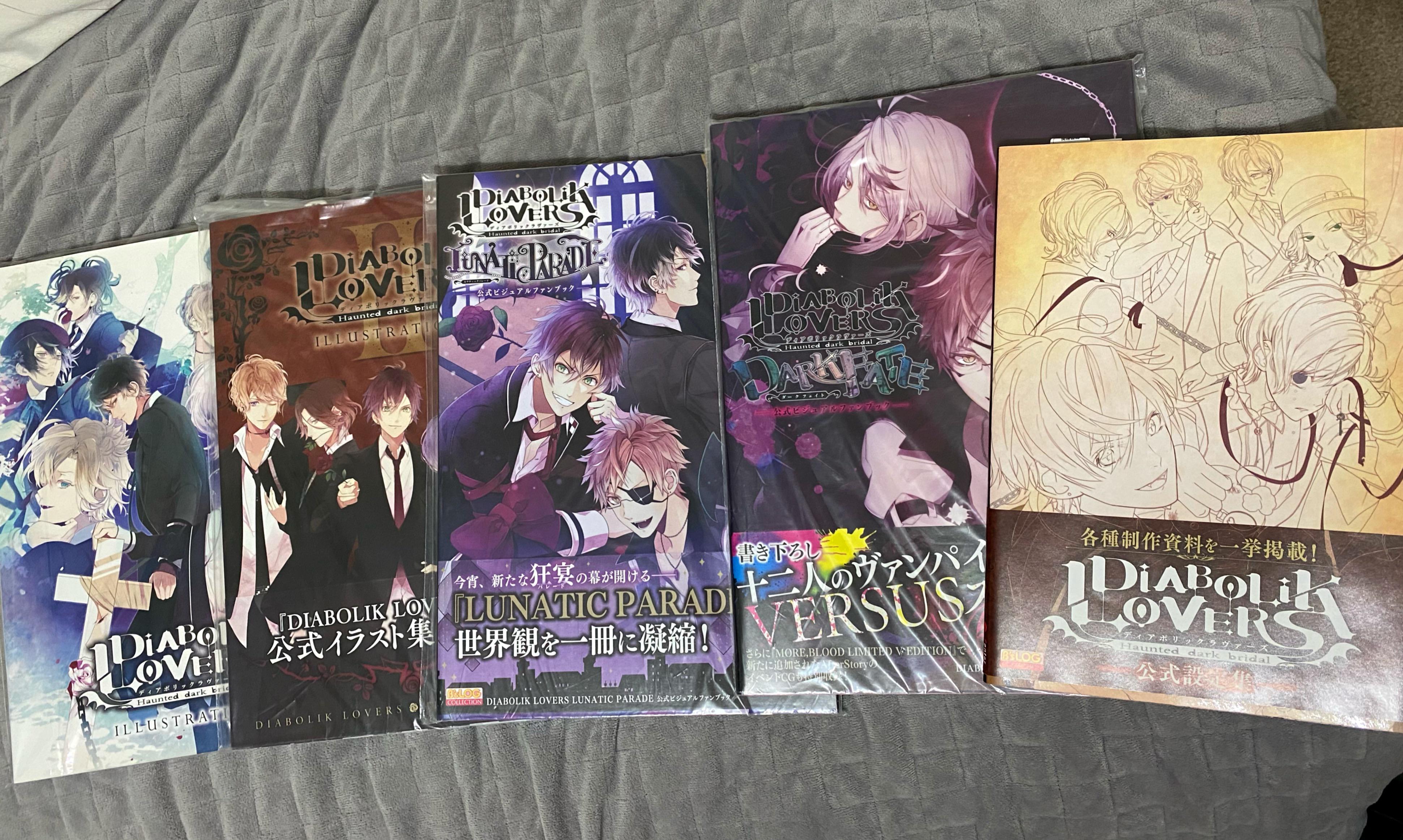 Diabolik Lovers Illustration Books : r/otomegames