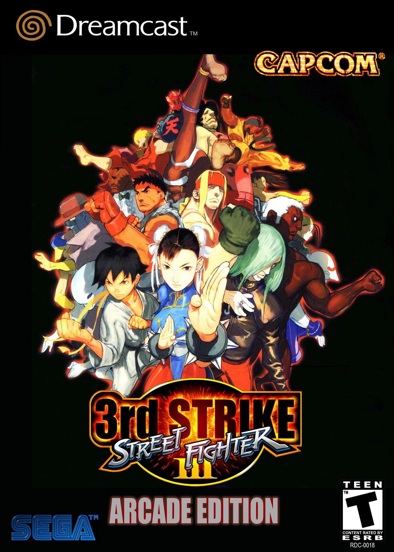 ストリートファイター3rd Strike Dreamcastのカバーアートでオロが
