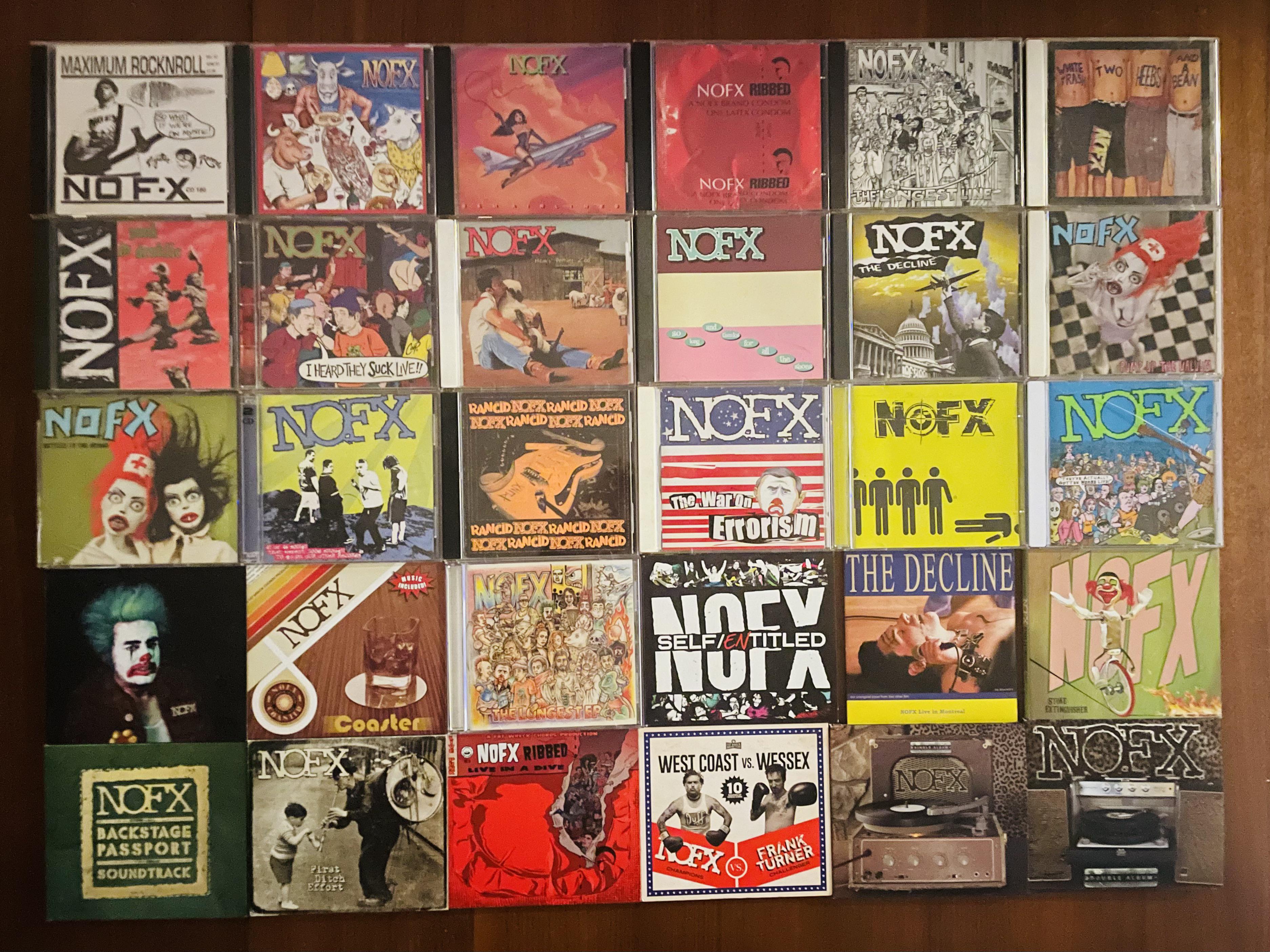 My NOFX collection : r/Cd_collectors