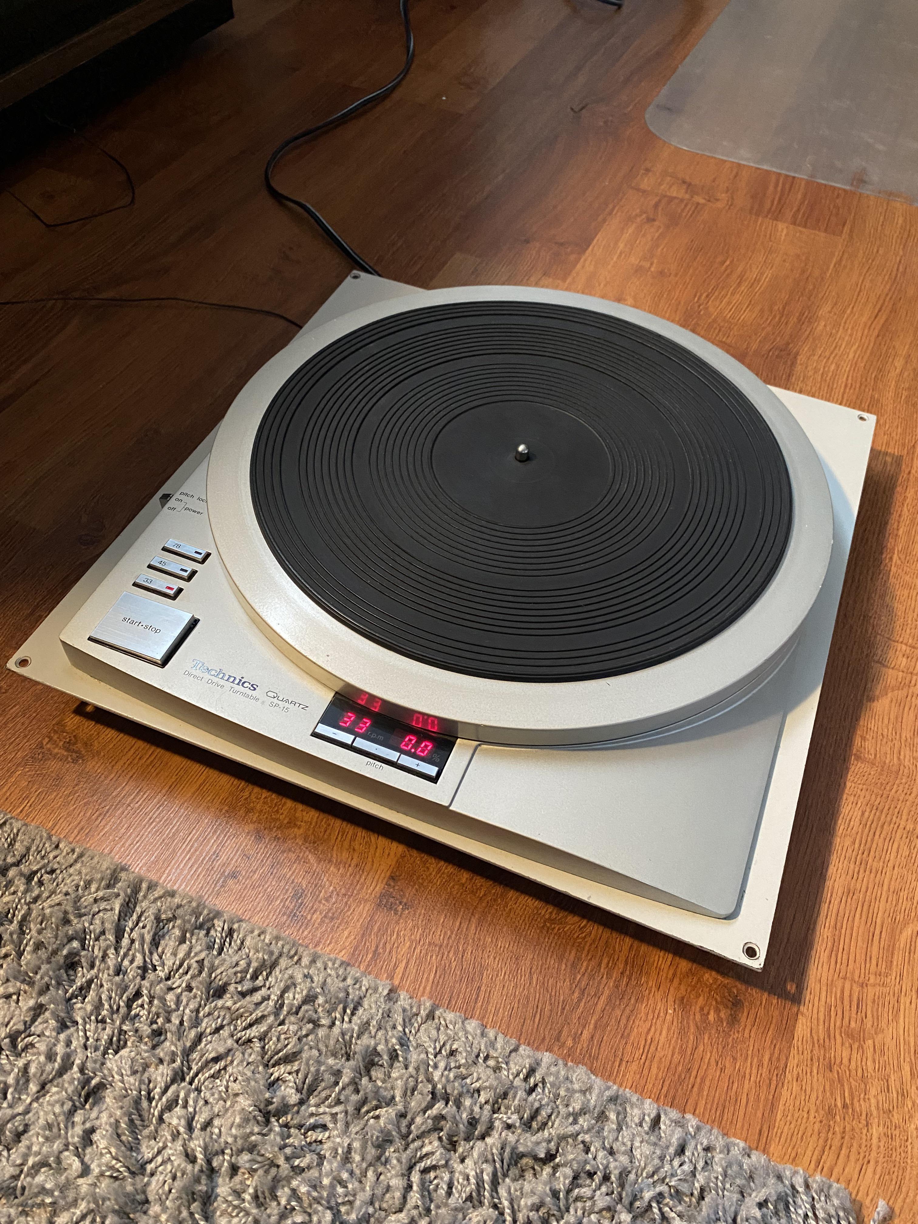 Technics テクニクス SP15 ターンテーブル DJ デジタルピッチ Technics