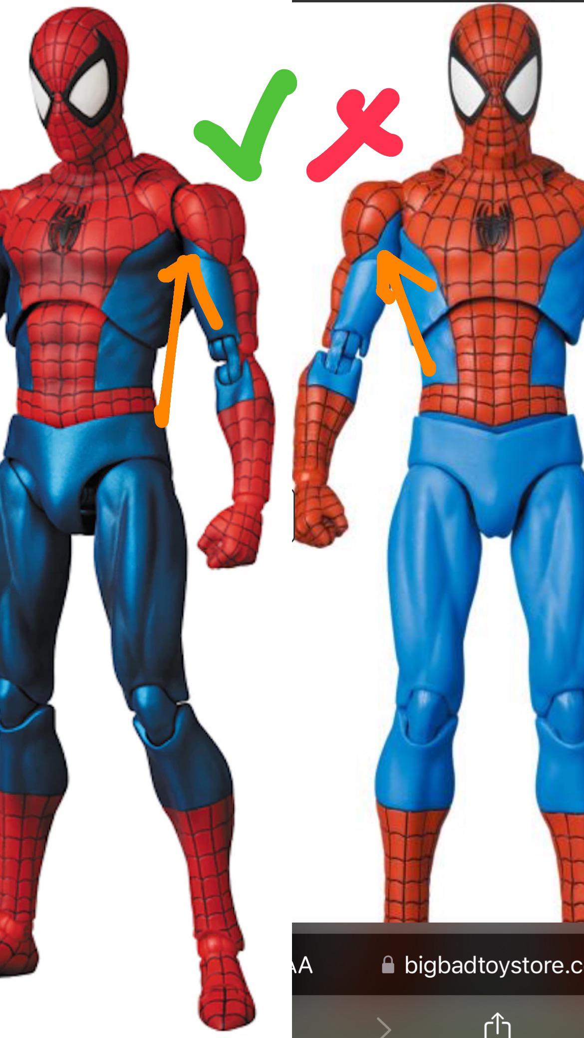Here's a better representation of the error that new spidey