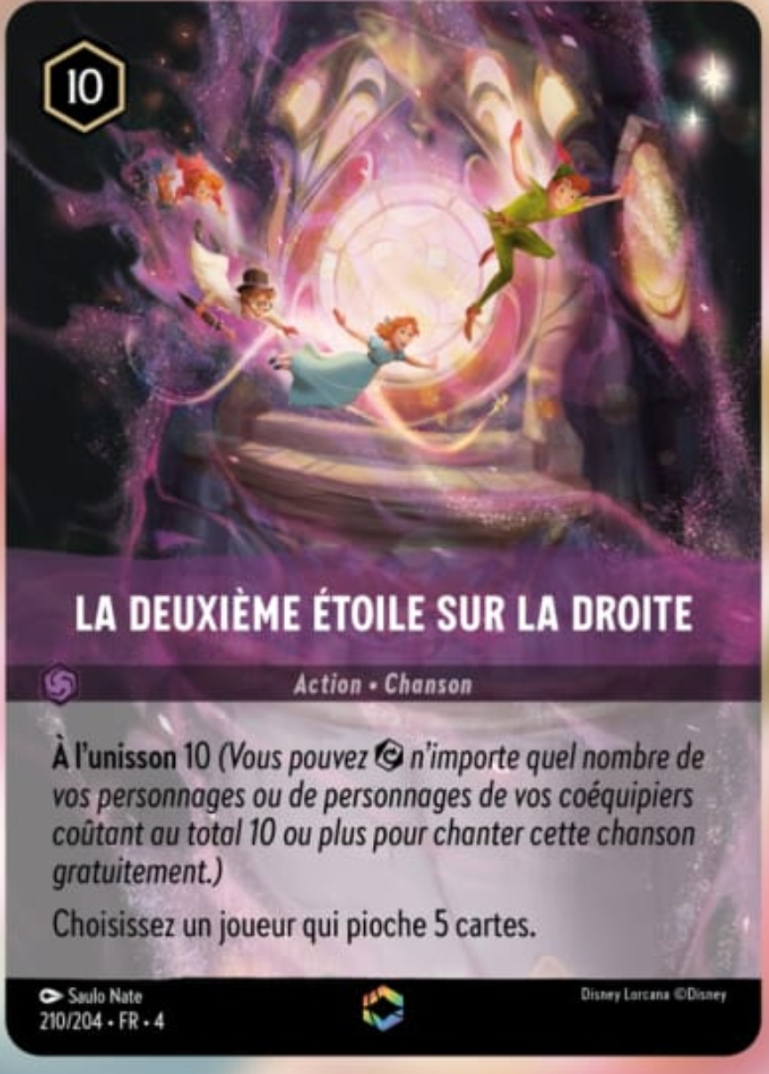 新しいエンチャント公開：右へ二番目の星！ : r/Lorcana