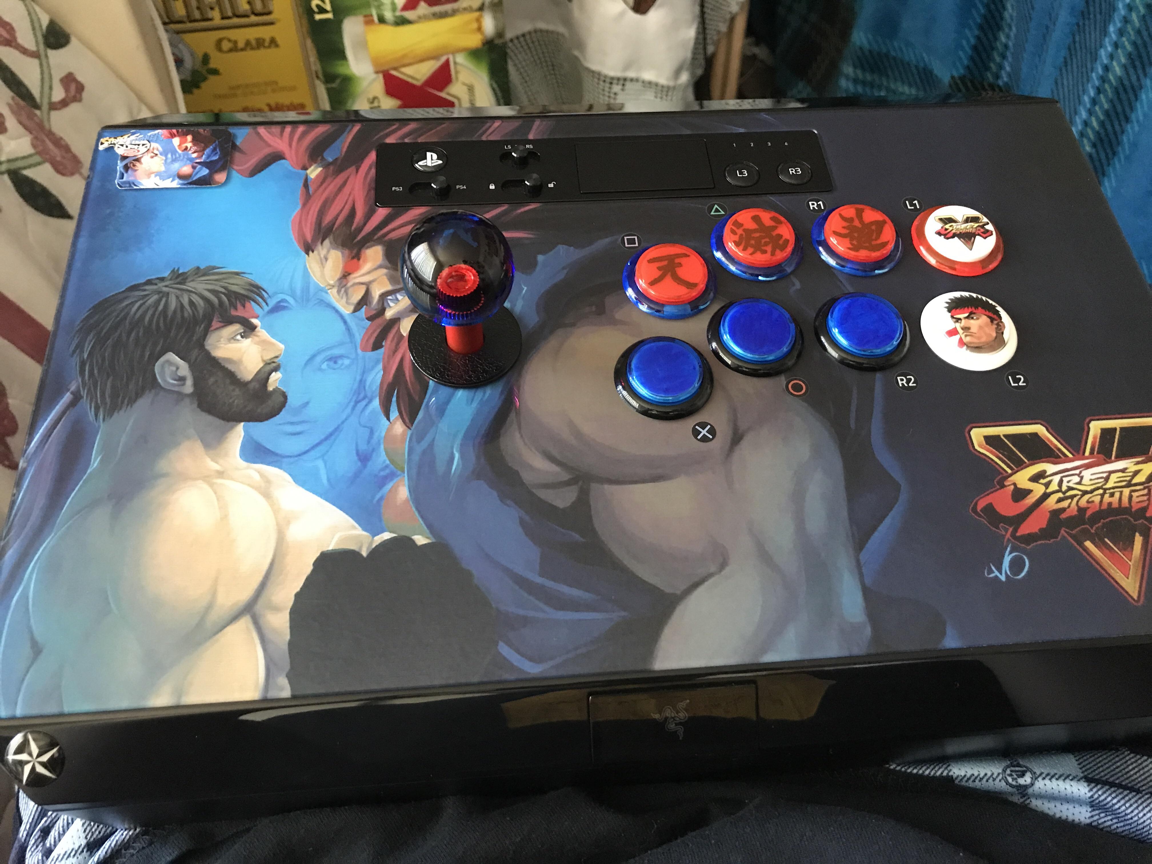 Razer Panthera Street Fighter V edition : r/fightsticks