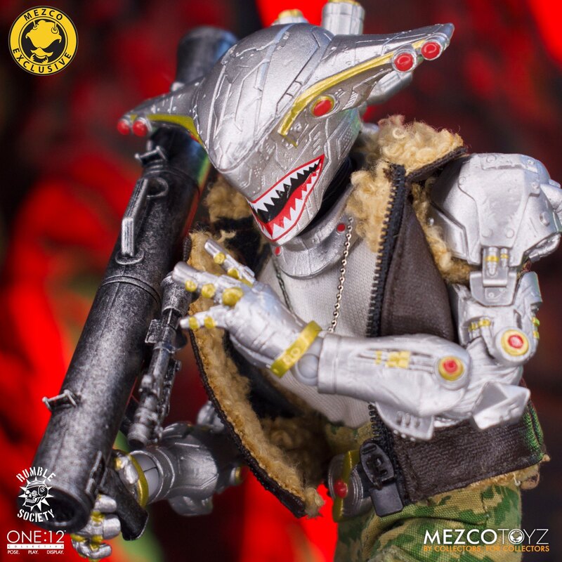 Mezco Teases Rumble Society One:12 Collective Hawk P-40 Figure