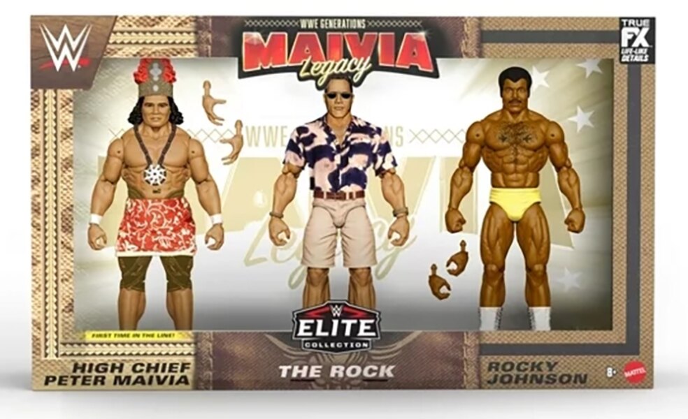 Mattel WWE Elite Action Figure The Rock WWE Generations: Maivia